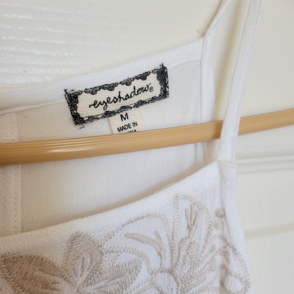 Tan and white tank top - Picture 6 of 8